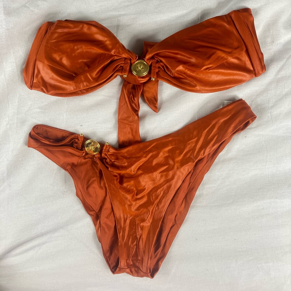 Devon Windsor Orange Jagger Bikini Set - image 4